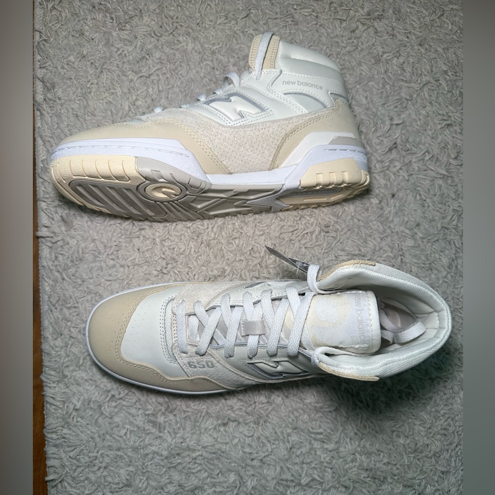 New Balance 650R Cream and White - Picture 3 of 7